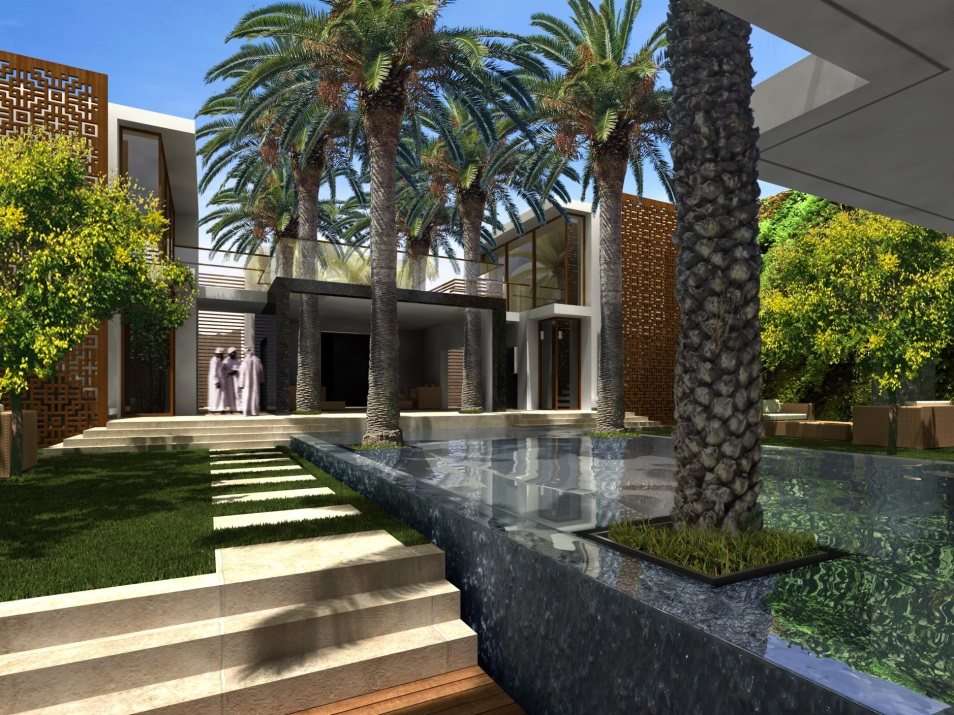 Villas at Muscat Hills — gardens